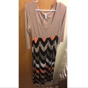 Auditions long sleeve maxi never worn size L